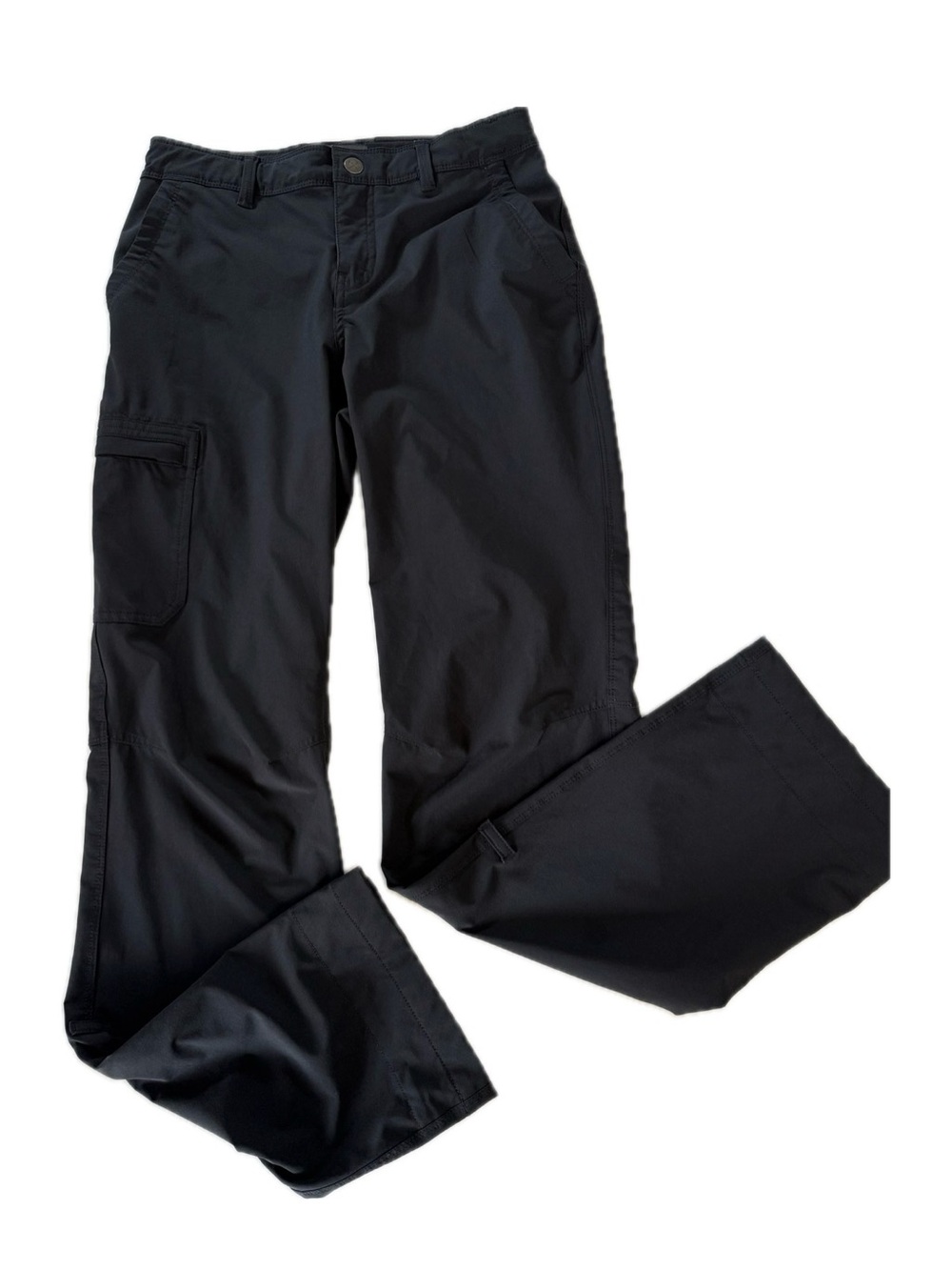 REI Women’s Black Stretch Roll Up Utility Hiking Trail Pants Outdoor Size 2
